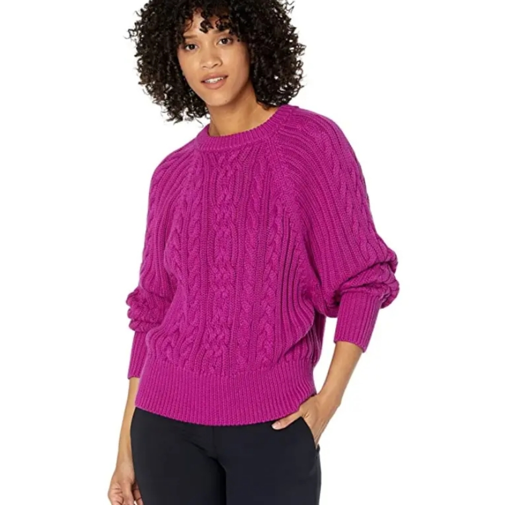 Ralph Lauren Dolman Cable Sweater L